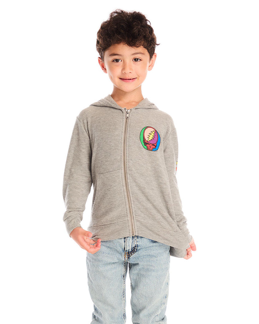 GRATEFUL DEAD - COLORBLOCKED STEALIE KIDS HOODIE