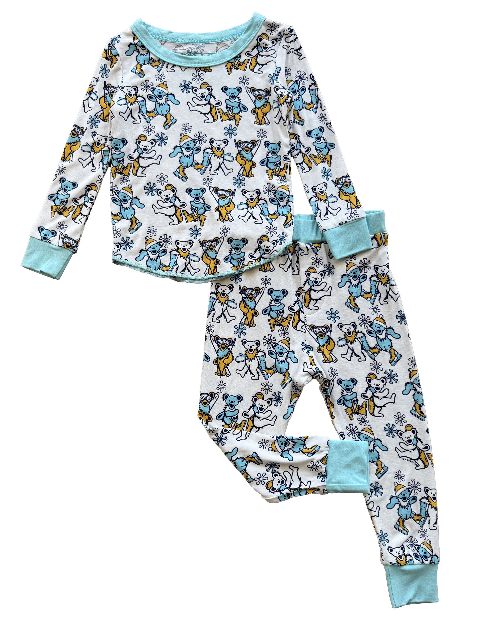 GRATEFUL DEAD - SNOW BEARS BAMBOO KIDS PAJAMA SET