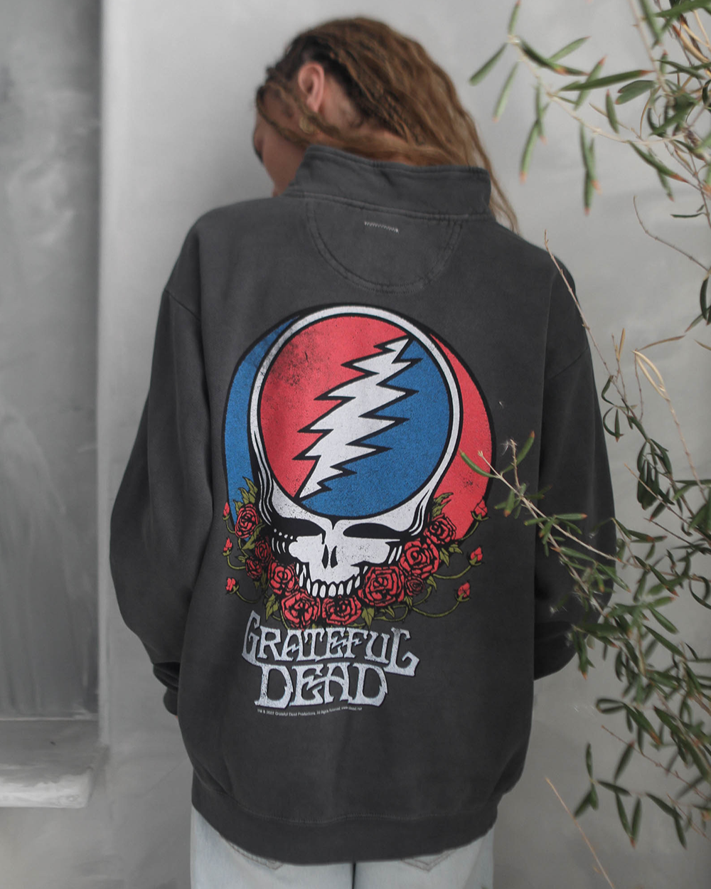 GRATEFUL DEAD - CLASSIC QUARTER ZIP SWEATSHIRT