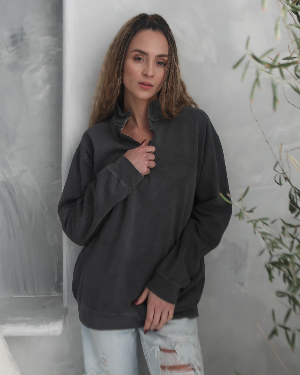 GRATEFUL DEAD - CLASSIC QUARTER ZIP SWEATSHIRT