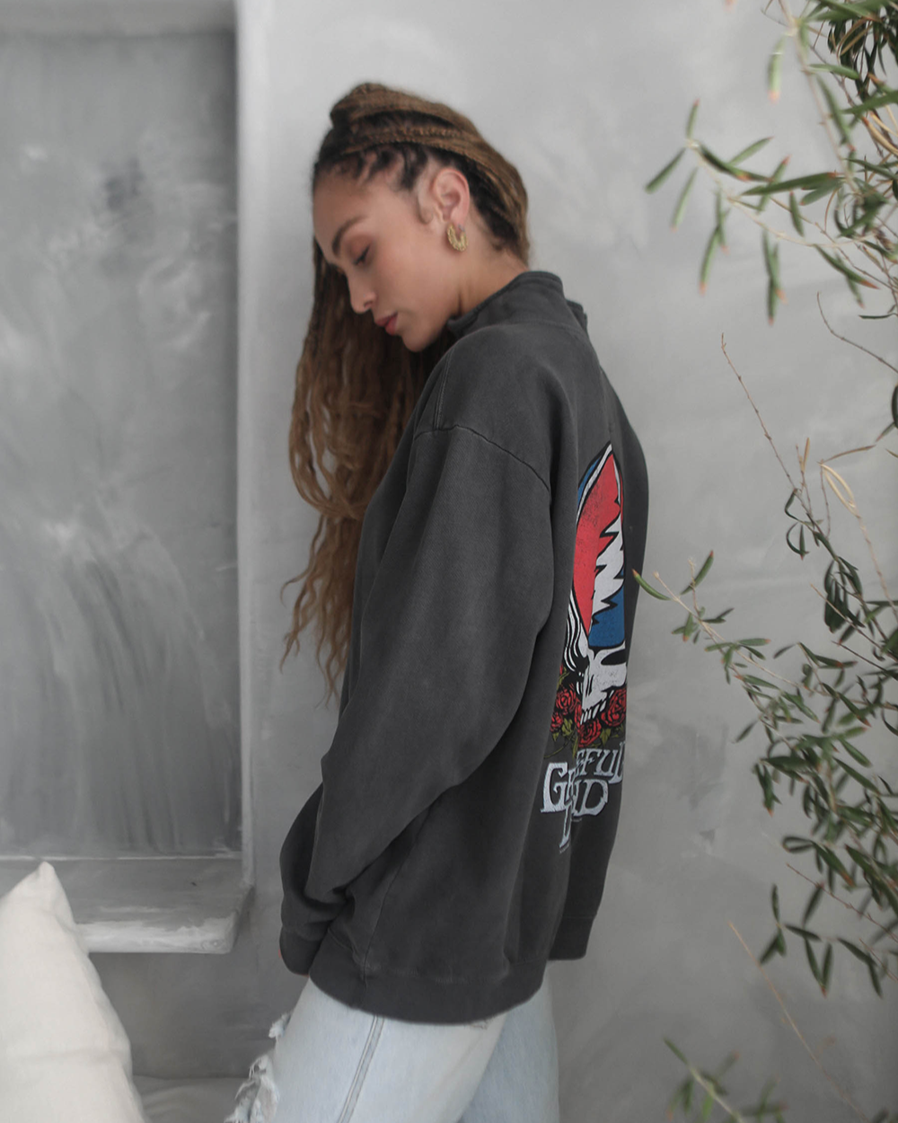 GRATEFUL DEAD - CLASSIC QUARTER ZIP SWEATSHIRT