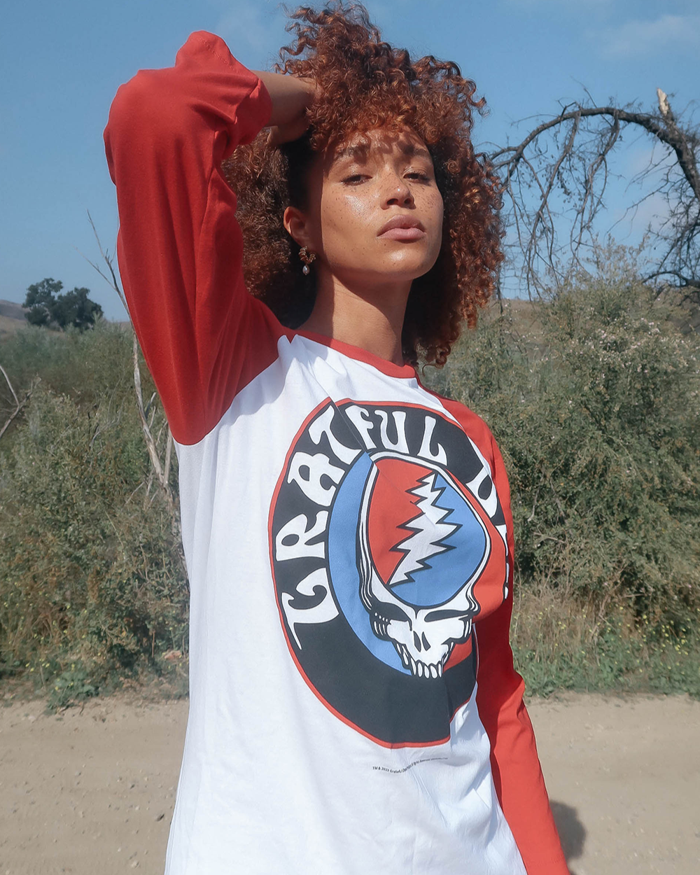 GRATEFUL DEAD - STEALIE BASEBALL T-SHIRT