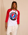 GRATEFUL DEAD - STEALIE UNISEX BASEBALL T-SHIRT