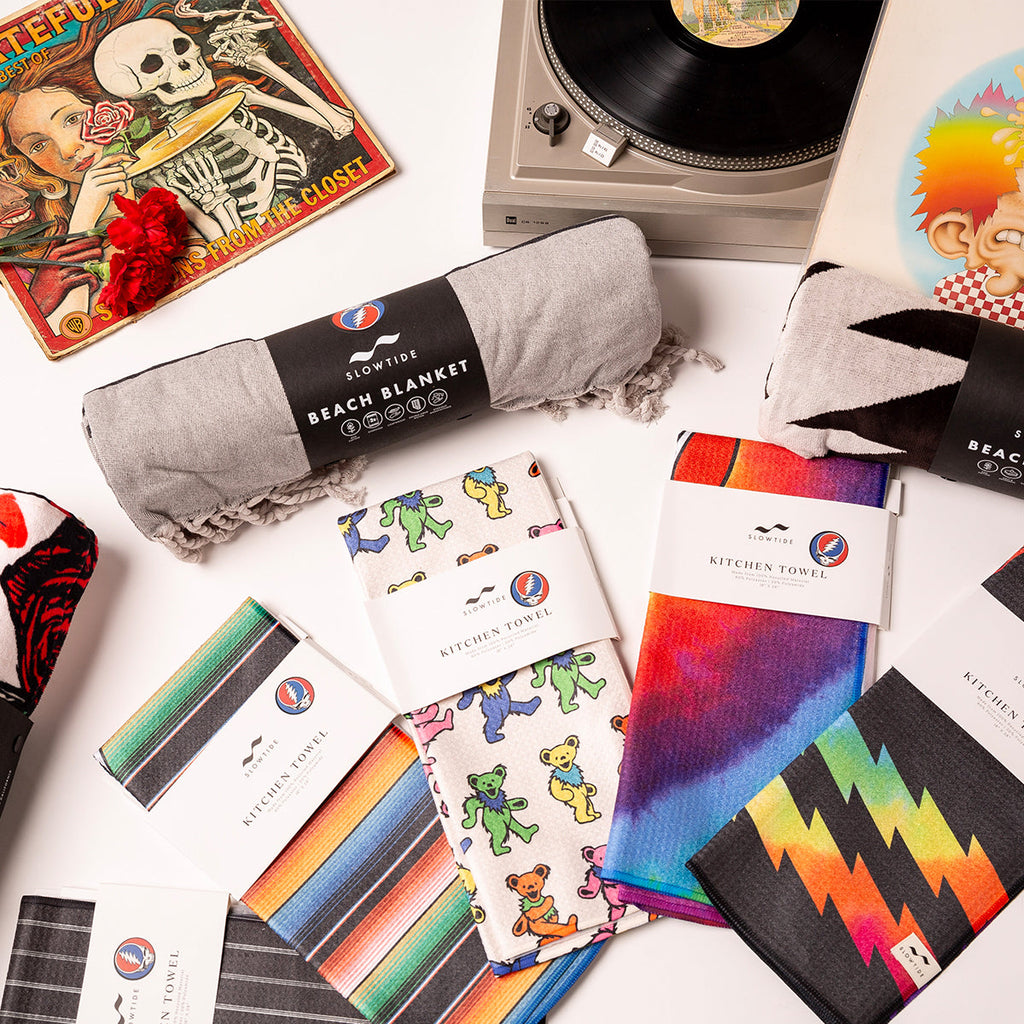 GRATEFUL DEAD  x SLOWTIDE - RIPPLE QUICK DRY KITCHEN TOWEL