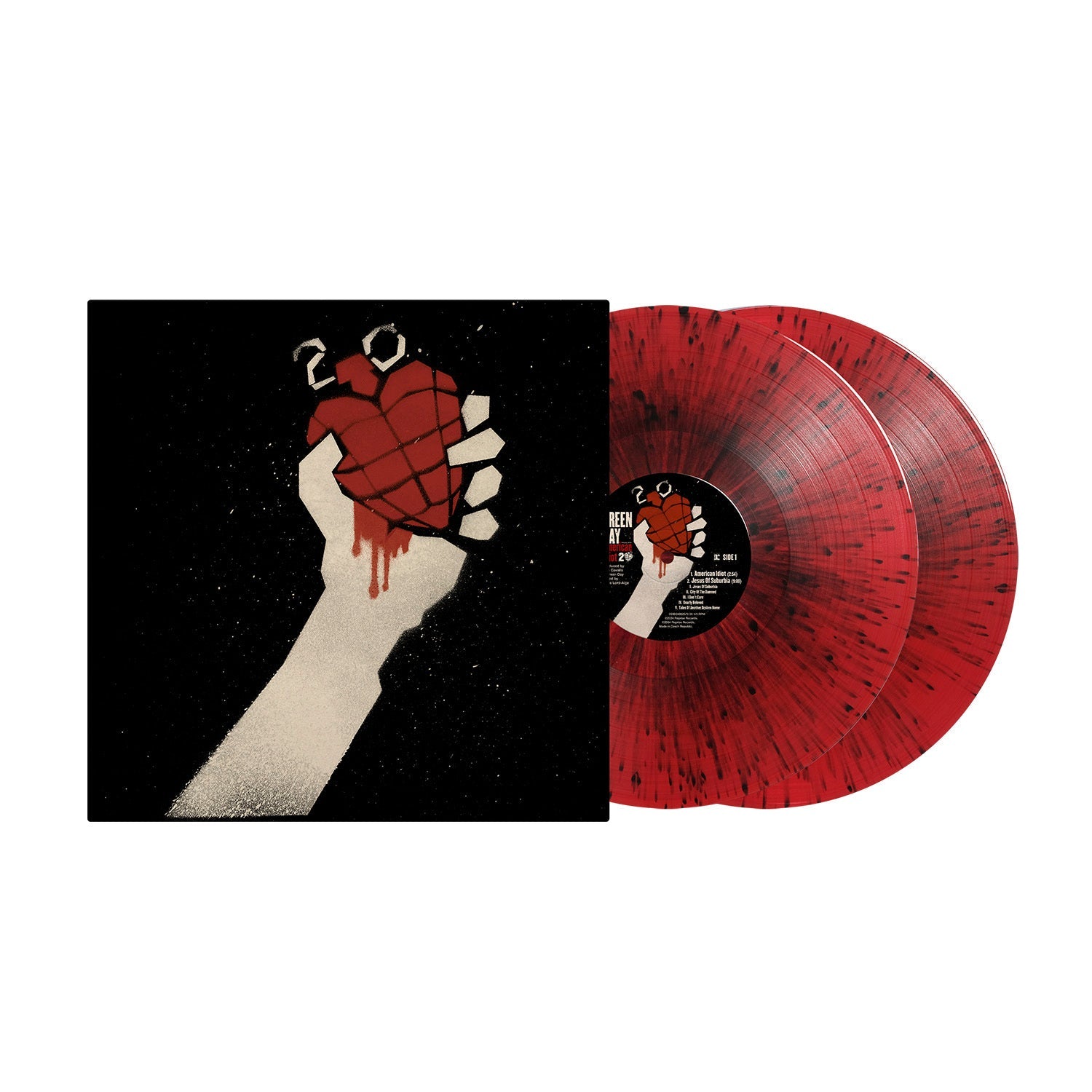 2LP Time Time (Red & Black Vinyl) 603497843954 WARNER 未開封 /00520 GREEN DAY - AMERICAN IDIOT - 20TH ANNIVERSARY EDITION - RED