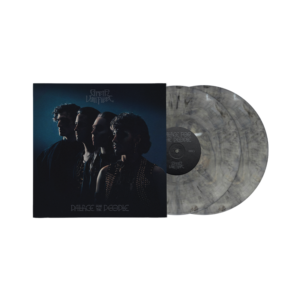 GRETA VAN FLEET - PALACE FOR THE PEOPLE - INDIE EXCLUSIVE - GRAY MARBLED COLOR - 2-LP - VINYL LP