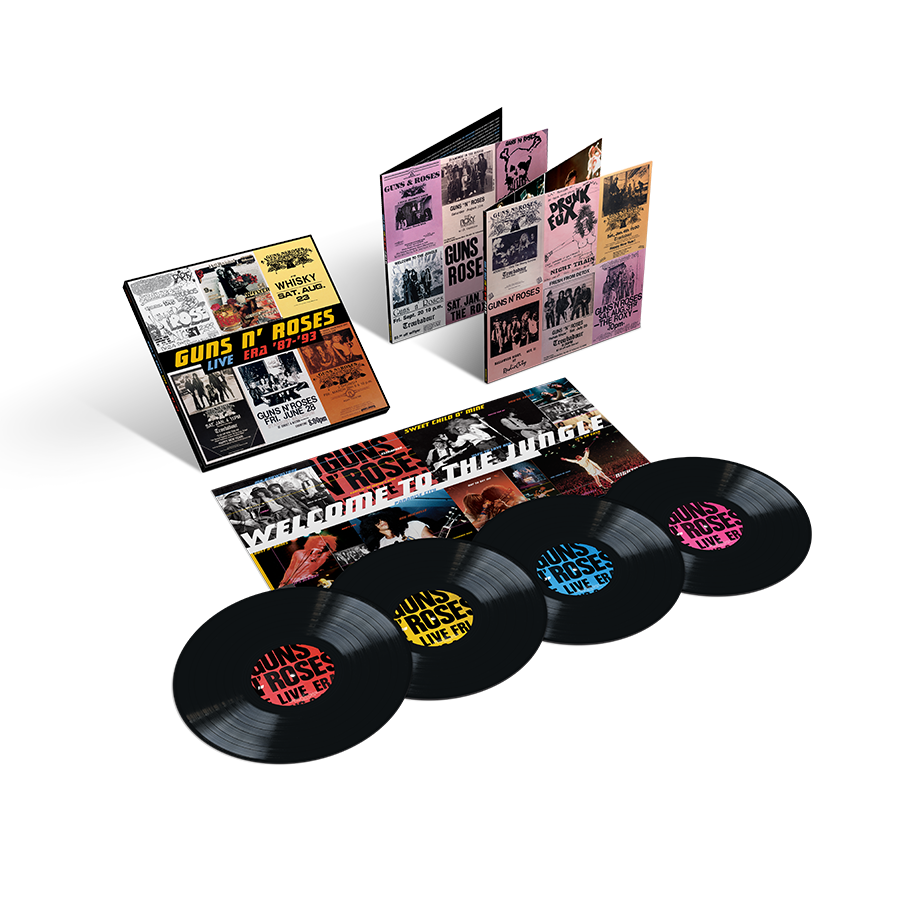 GUNS N' ROSES - LIVE ERA '87-'97 - 4-LP - VINYL LP