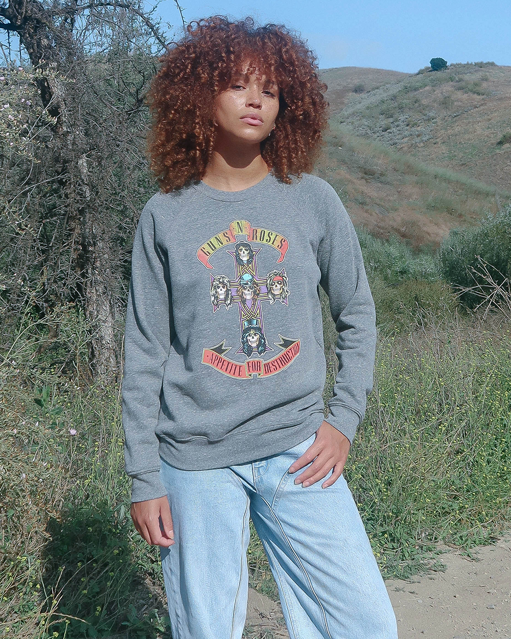 GUNS N' ROSES - APPETITE FOR DESTRUCTION FLEECE SWEATSHIRT