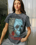 GUNS N' ROSES - FLOWER SKULL T-SHIRT
