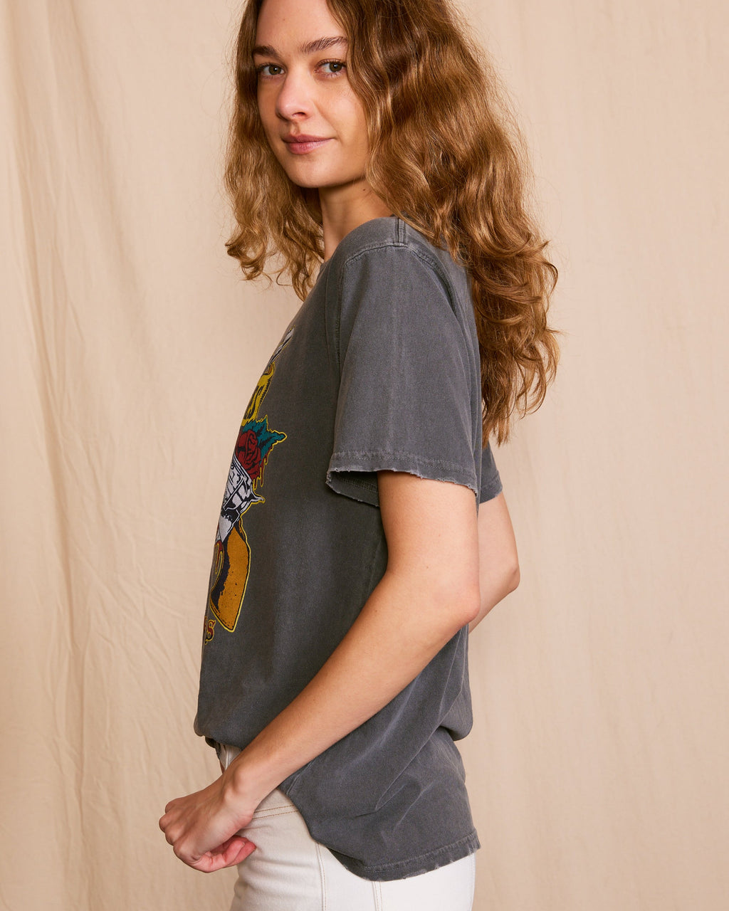 GUNS N' ROSES - LOS ANGELES TOP HAT SKULL T-SHIRT