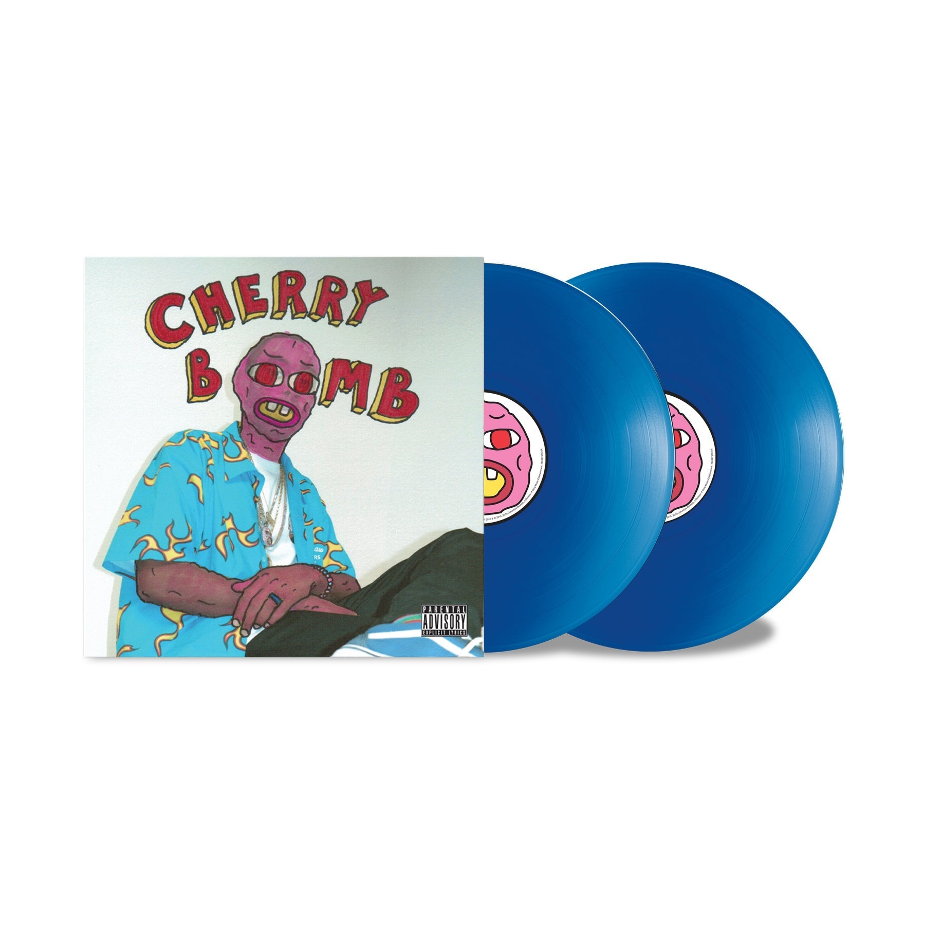 TYLER THE CREATOR - CHERRY BOMB (PORTADA DE MÁSCARA) - COLOR AZUL - 2 LP - VINILO LP 