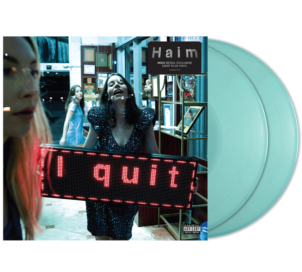 HAIM - I QUIT - INDIE EXCLUSIVE - LIGHT BLUE COLOR - 2-LP - VINYL LP