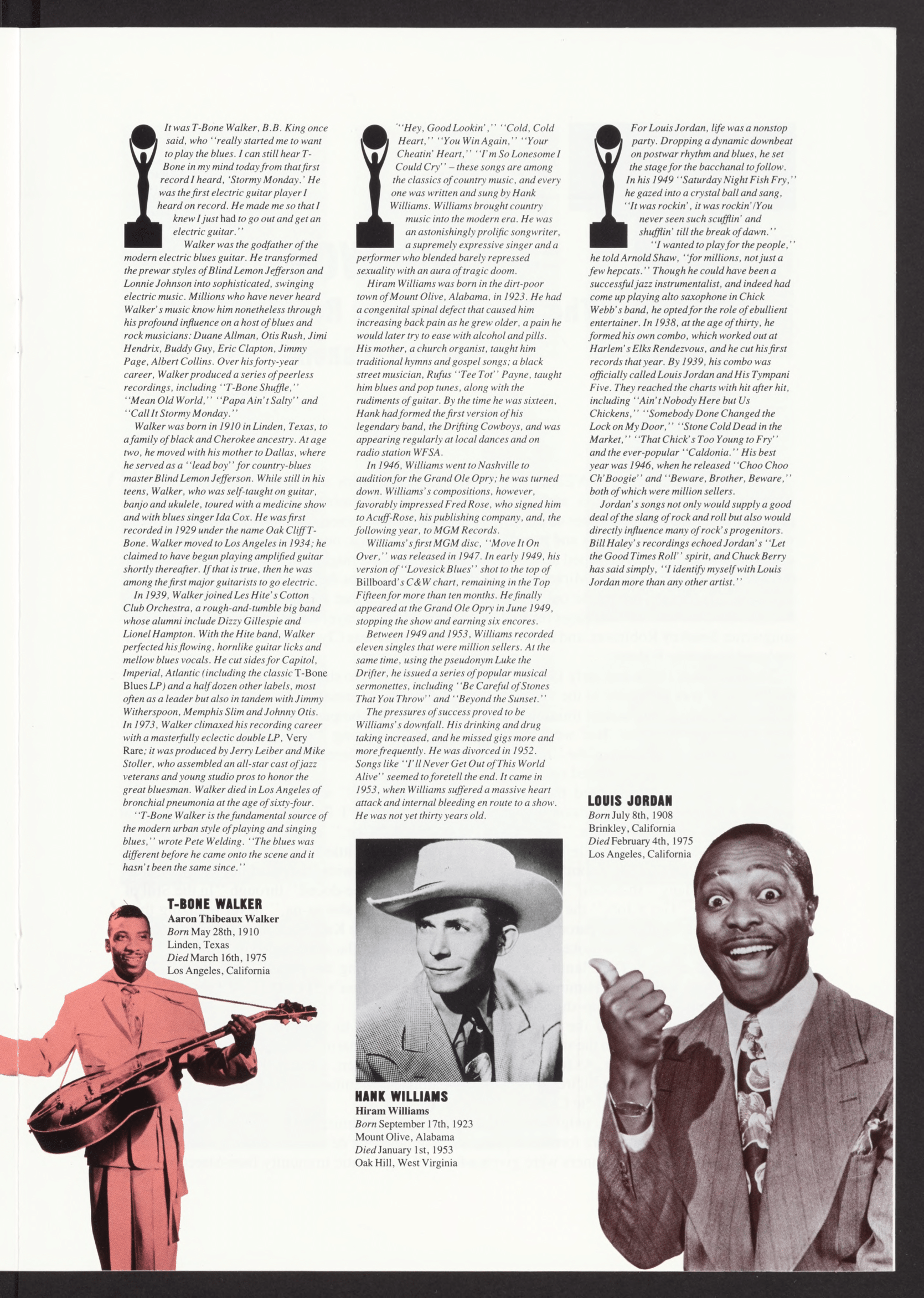 ROCK HALL 1987 - INDUCTION PROGRAM