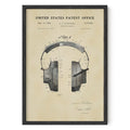 TIMELESS PATENTS - HEADPHONES PRINT