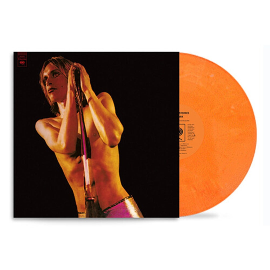 IGGY AND THE STOOGES - RAW POWER - ORANGE & WHITE MARBLED COLOR - VINYL LP