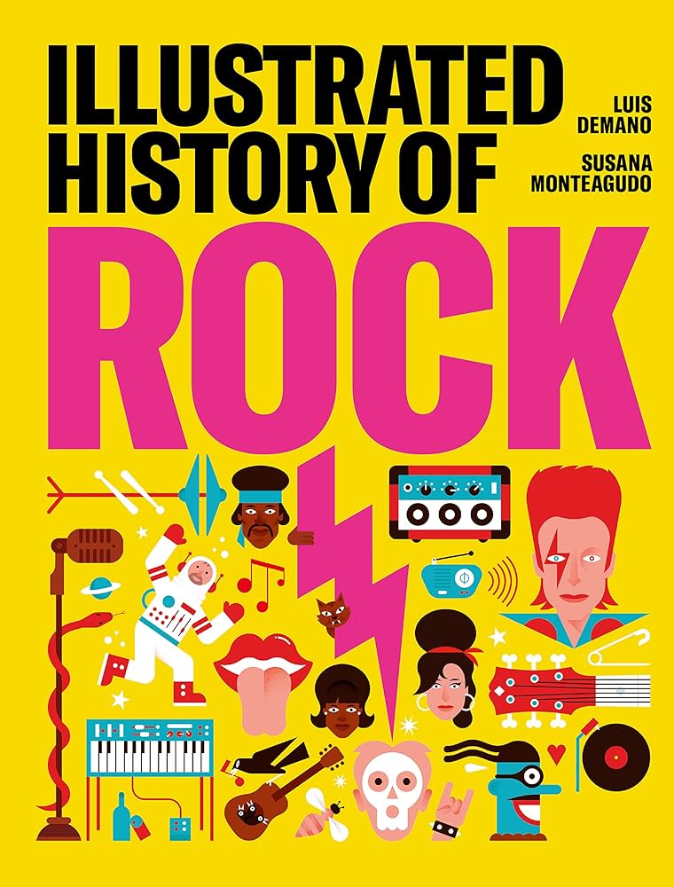 ILLUSTRATED HISTORY OF ROCK - HARDCOVER - BOOK