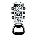 ROCK HALL GUITAR HEADSTOCK BOTTLE OPENER MAGNET