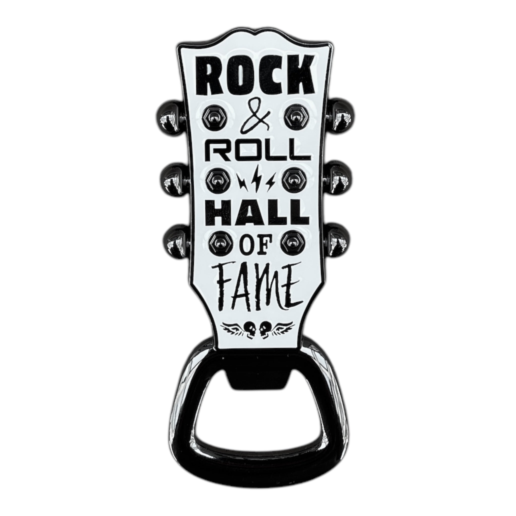 ROCK HALL GUITAR HEADSTOCK BOTTLE OPENER MAGNET