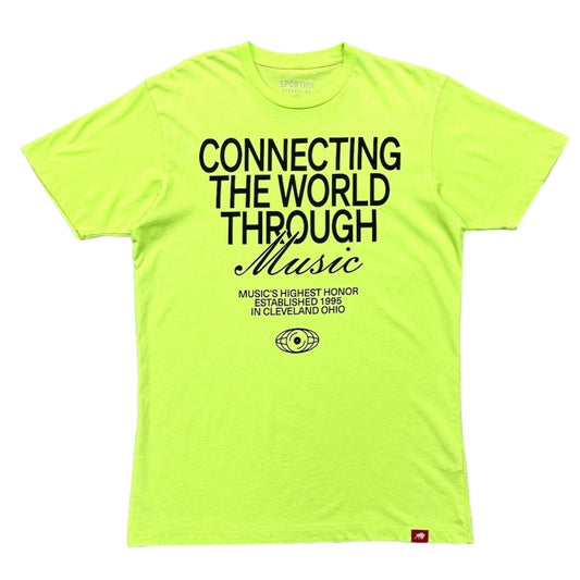 ROCK HALL CONNECTING THE WORLD THROUGH MUSIC T-SHIRT