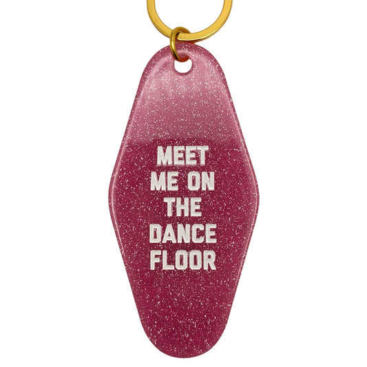 ROCK HALL x GOLDEN GEMS - MEET ME ON THE DANCE FLOOR MOTEL KEYRING