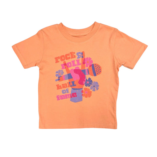 ROCK HALL FLORAL MICROPHONE KIDS T-SHIRT