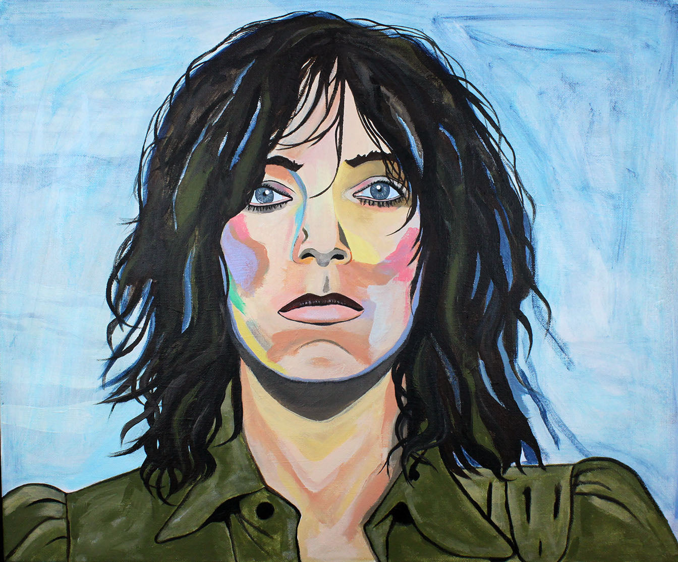 TONYA CAMERON ARTWORK – PATTI SMITH "BECAUSE THE NIGHT" ART PRINT