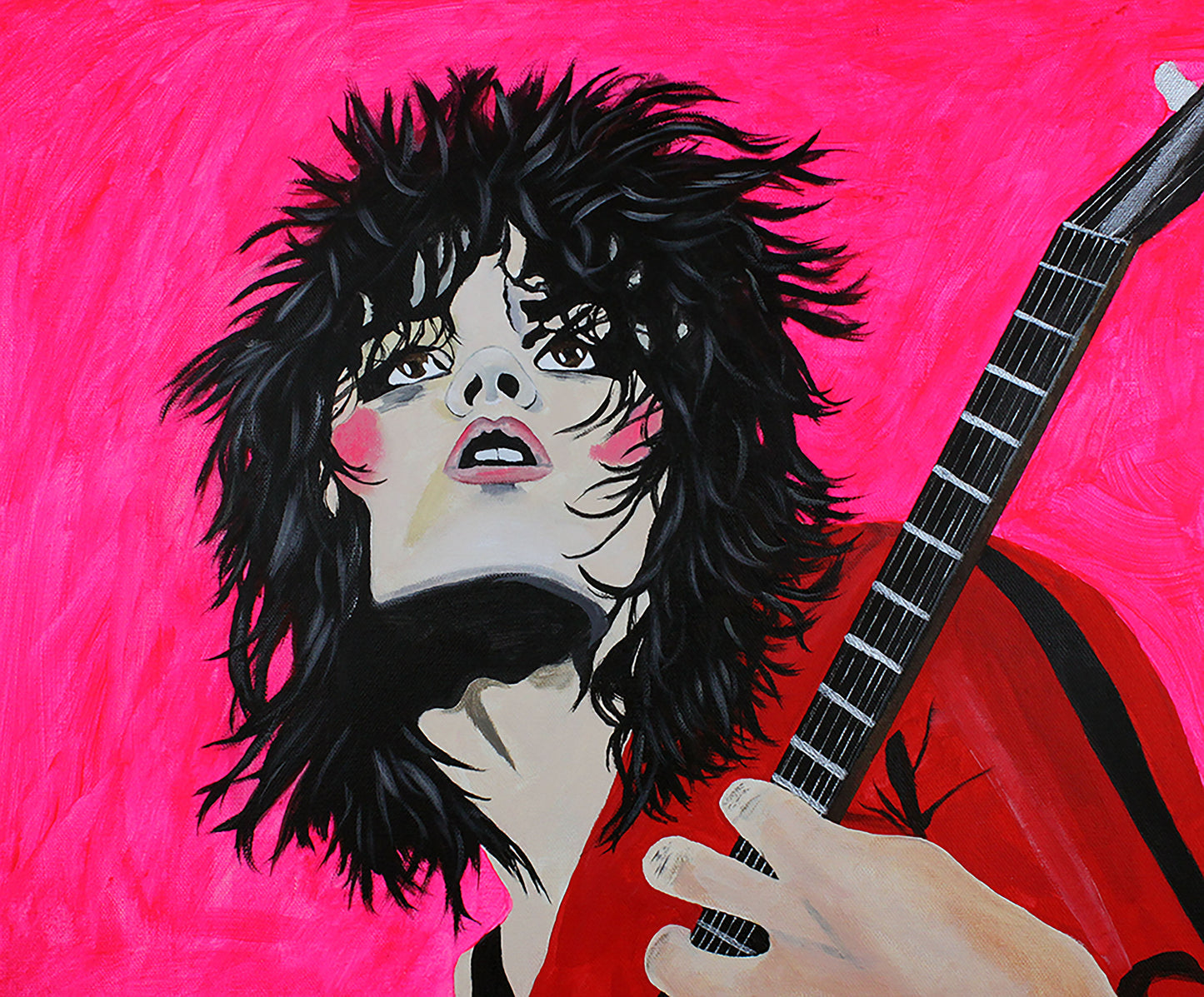 TONYA CAMERON ARTWORK – JOAN JETT " BAD REPUTATION" ART PRINT