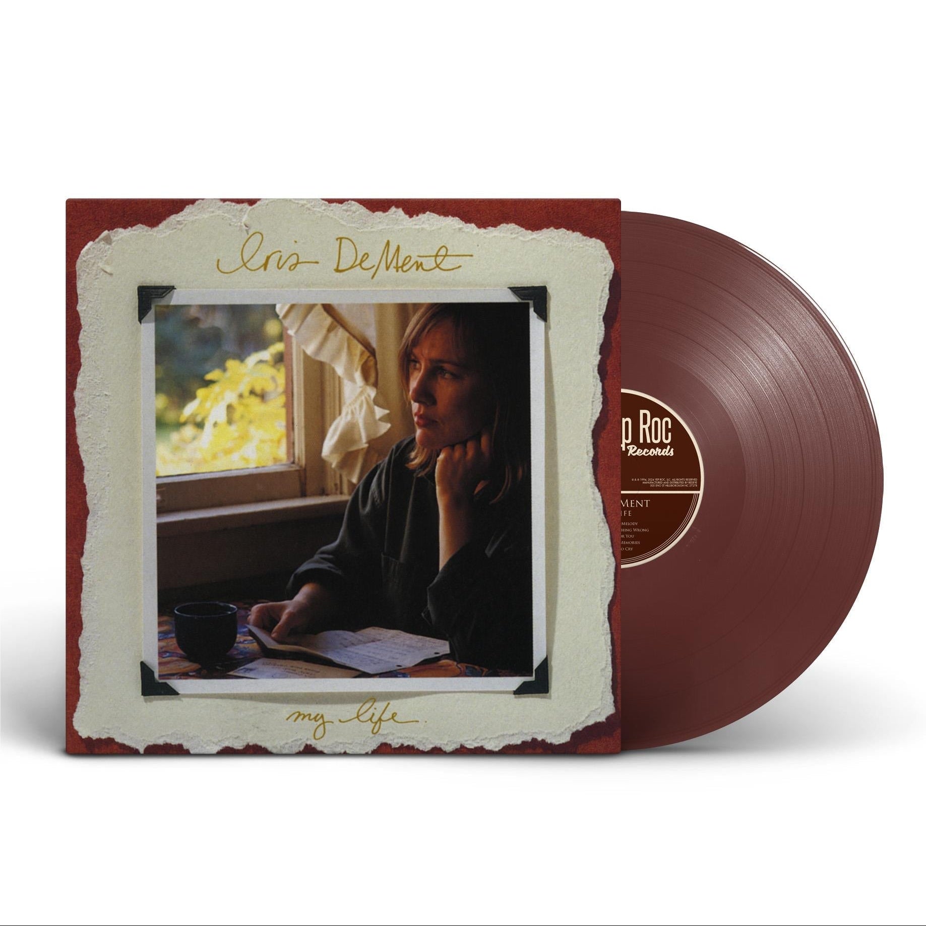 IRIS DEMENT - MY LIFE - 30TH ANNIVERSARY EDITION - MAROON COLOR - VINYL LP