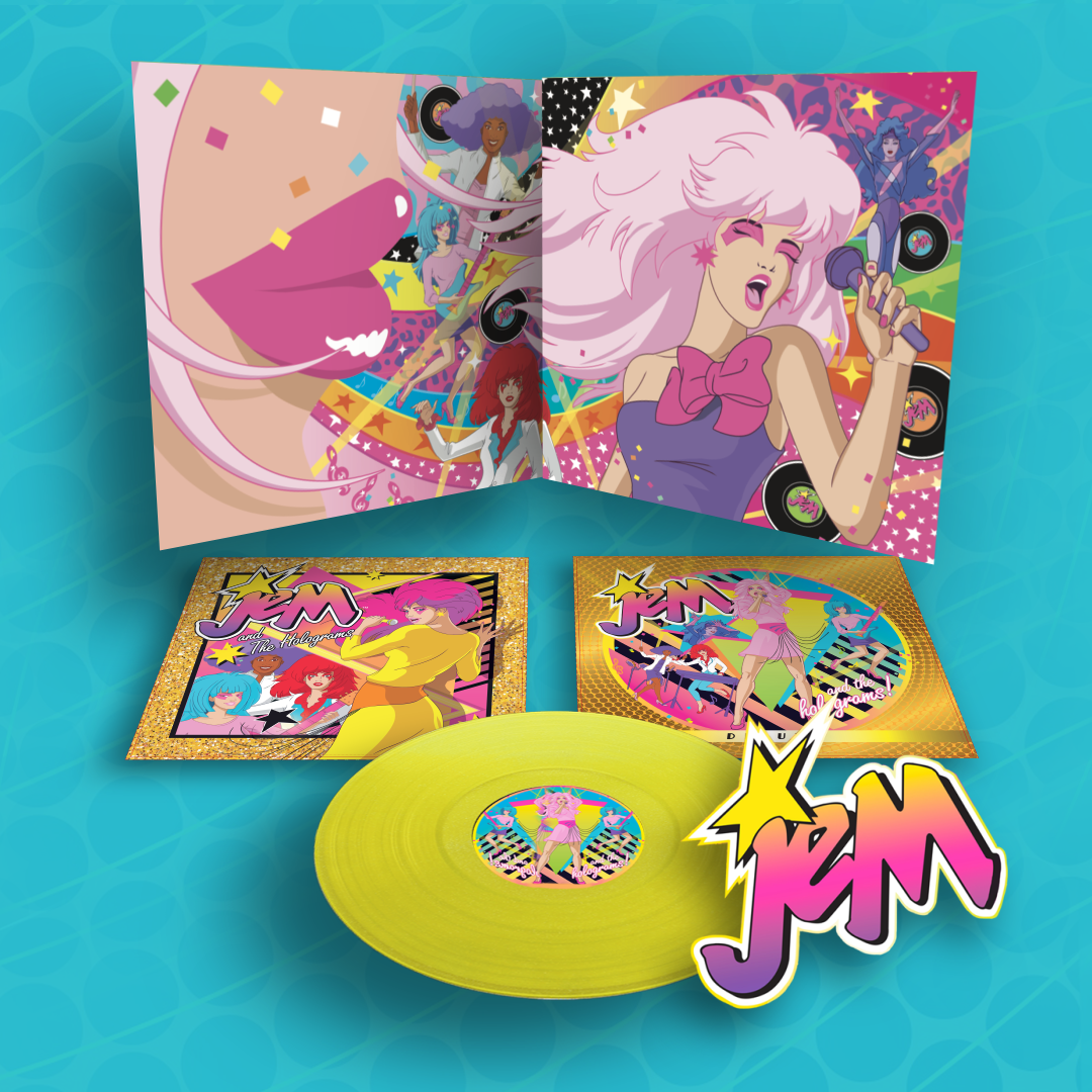JEM AND THE HOLOGRAMS - DELUXE EDITION - YELLOW COLOR - VINYL LP