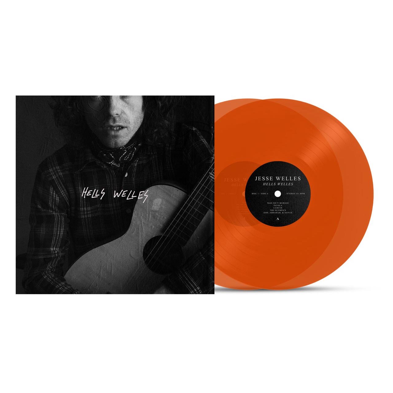 JESSE WELLES - HELLES WELLES - INDIE EXCLUSIVE - ORANGE COLOR - 2-LP - VINYL LP