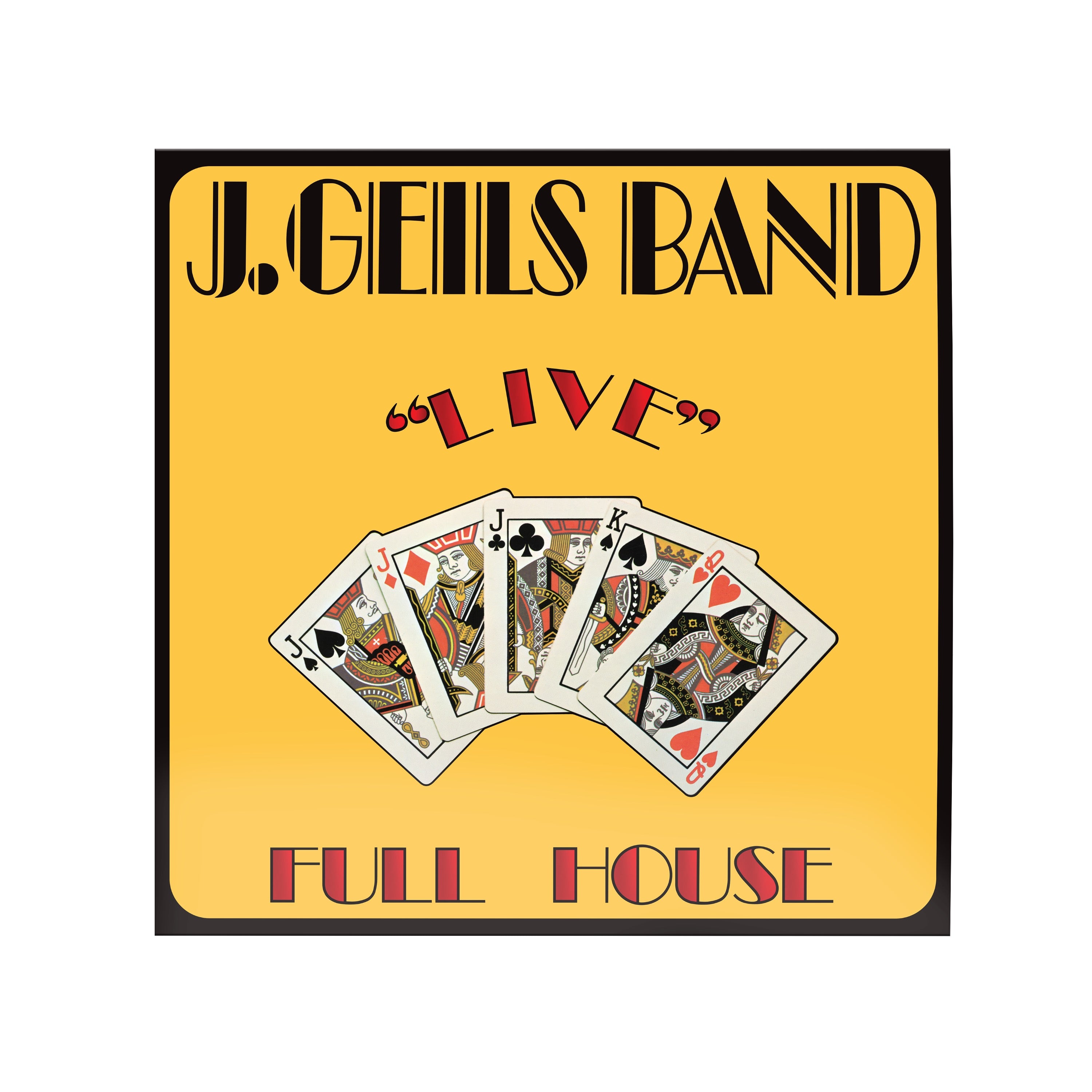 J. GEILS BAND - "LIVE" FULL HOUSE - 2-LP - VINYL LP