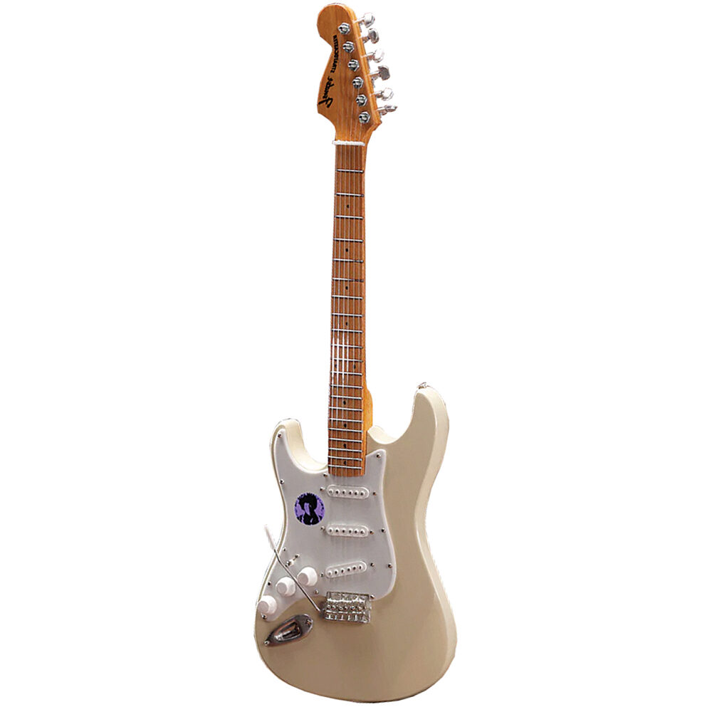 JIMI HENDRIX - FENDER™ STRAT™ CREAM REVERSE HEADSTOCK MINI GUITAR ...