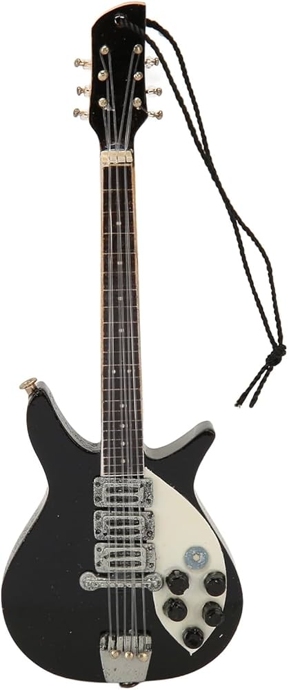 JOHN LENNON - 6" MINI GUITAR ORNAMENT 1