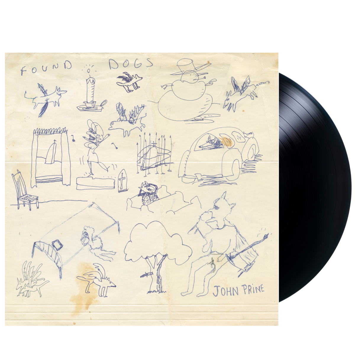 JOHN PRINE - FOUND DOGS - VINYL LP