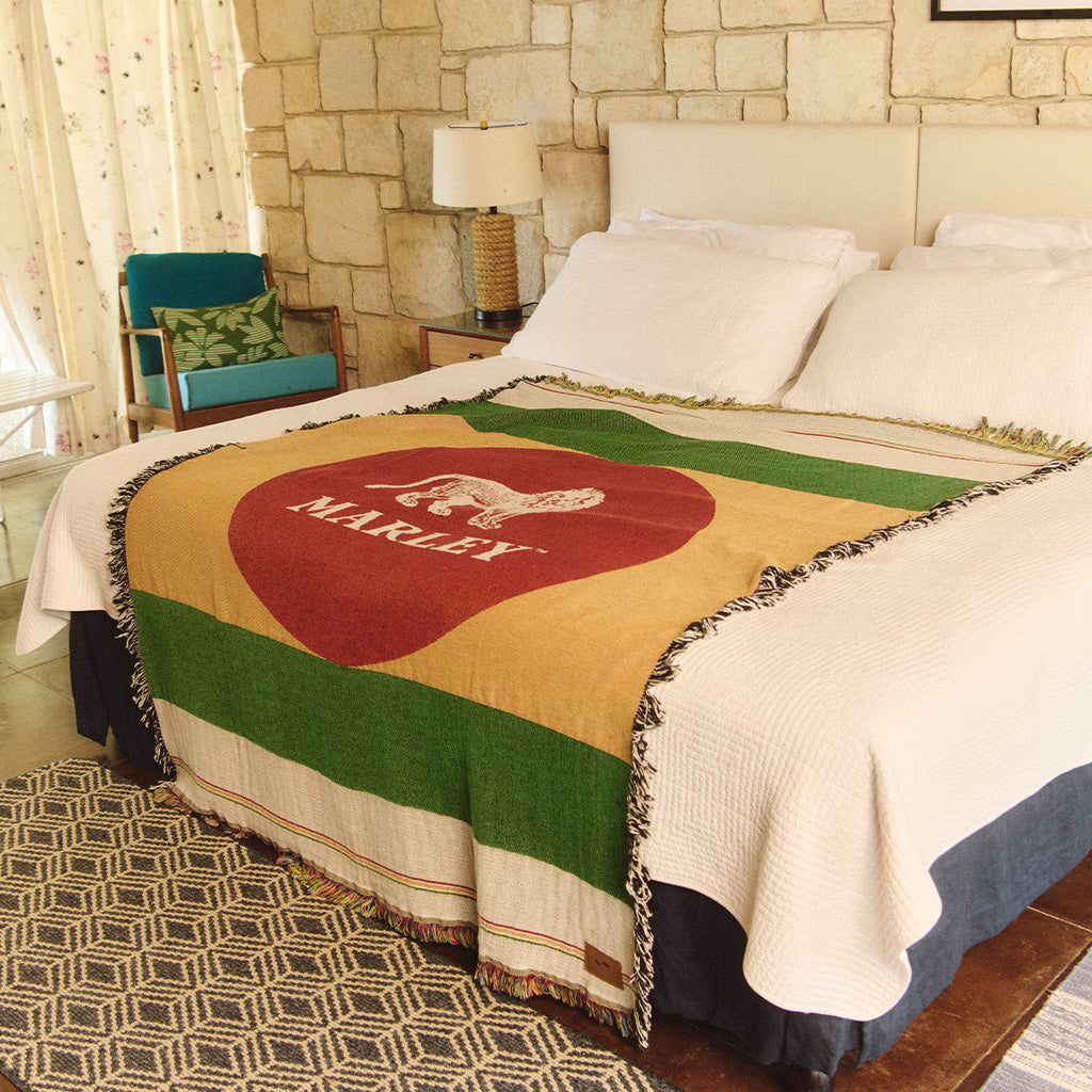 BOB MARLEY x SLOWTIDE - JUDAH TAPESTRY BLANKET