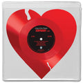 GREG KIHN BAND - JEOPARDY / THE BREAKUP SONG (THEY DON'T WRITE 'EM) - RED COLOR , BROKEN HEART-SHAPED - VINYL SINGLE