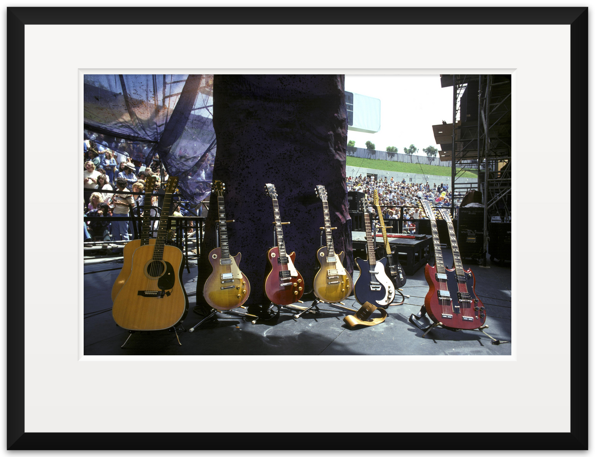 LED ZEPPELIN – JIMMY PAGE GUITARRAS – OAKLAND COLISEUM - 1977