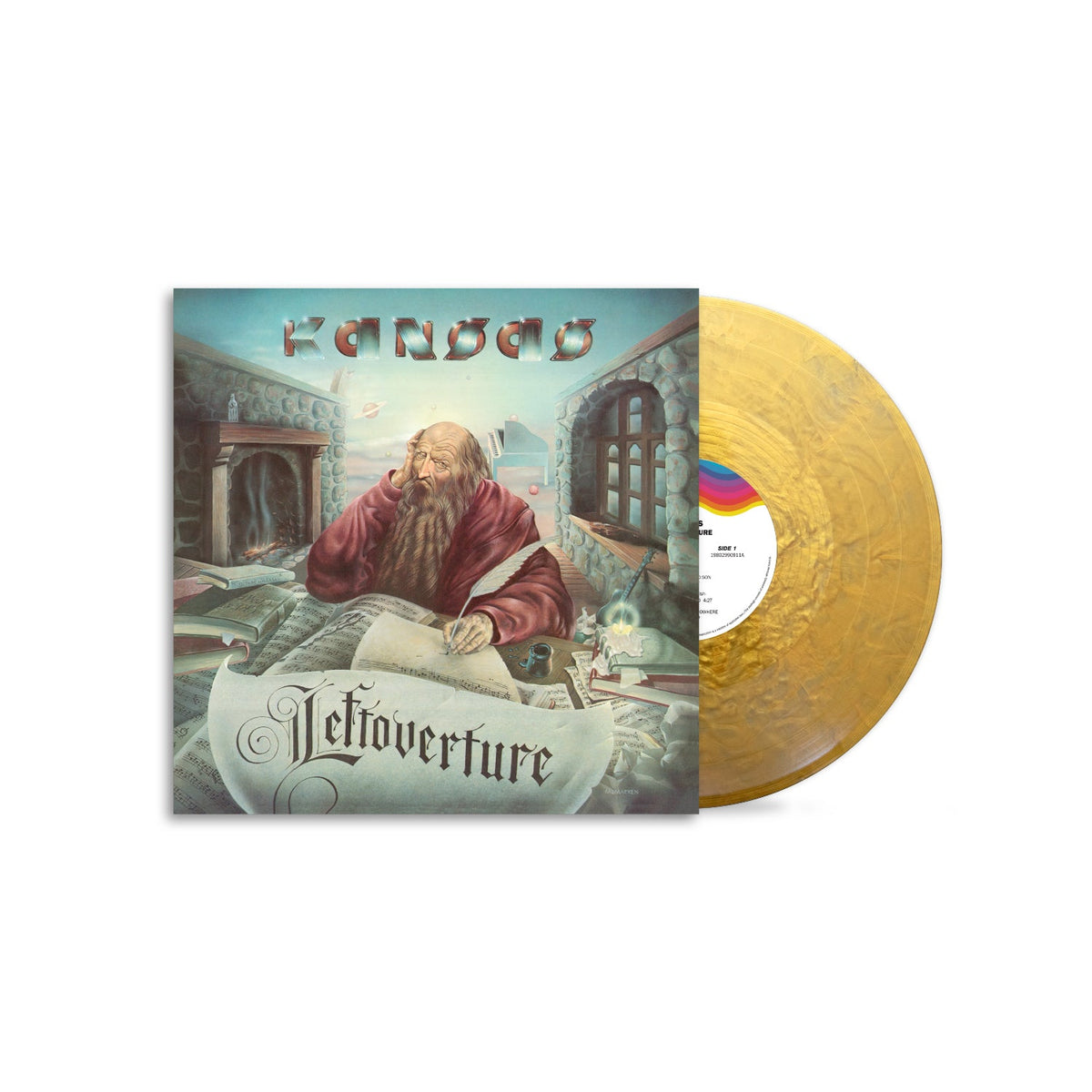KANSAS - LEFTOVERTURE - GOLD COLOR - VINYL LP