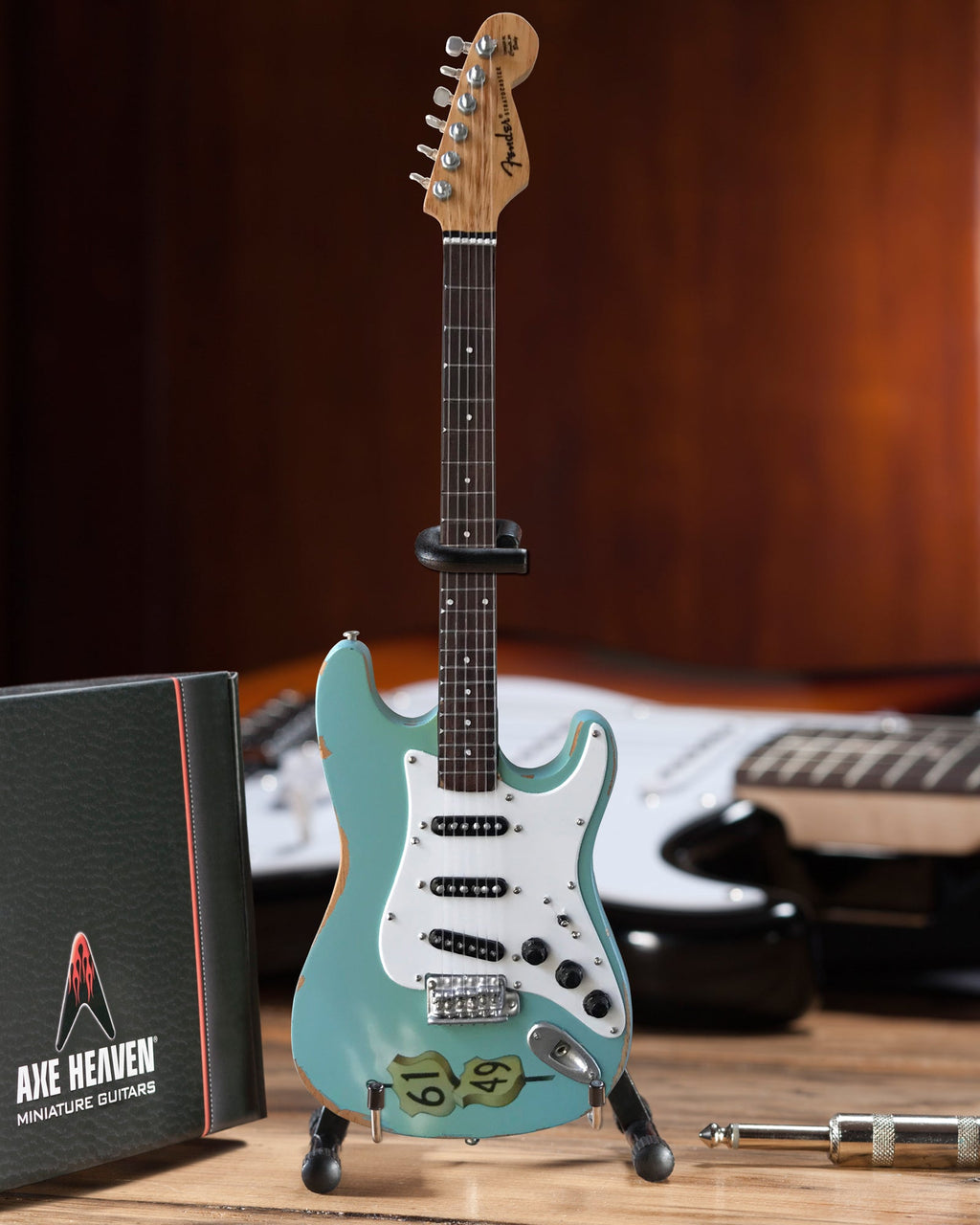 KENNY WAYNE - FENDER™ STRAT™ CROSSROADS BLUE - MINI GUITAR 2