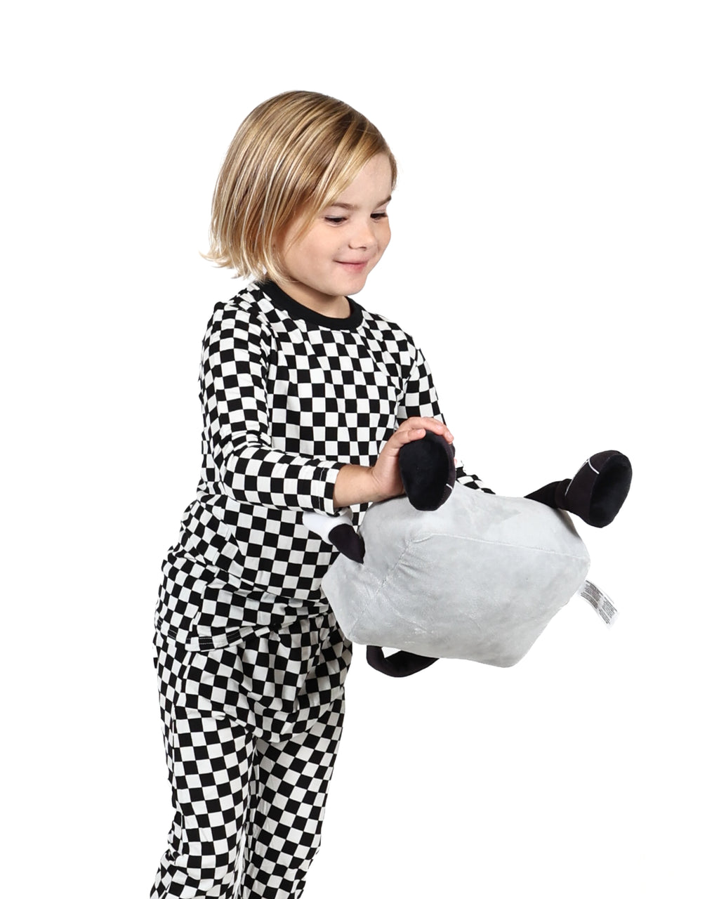 KIDS CHECKERBOARD PAJAMA SET