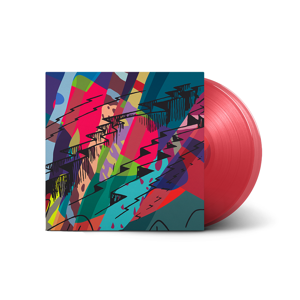 KID CUDI - INSANO - TRANSLUCENT RED COLOR - 2-LP - VINYL LP