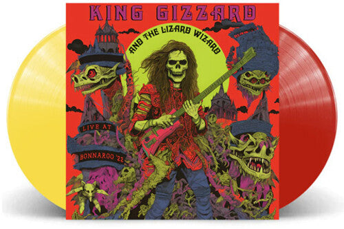 KING GIZZARD AND THE LIZARD WIZARD - LIVE AT BONNAROO '22 - RED & YELLOW COLOR - 2-LP - VINYL LP
