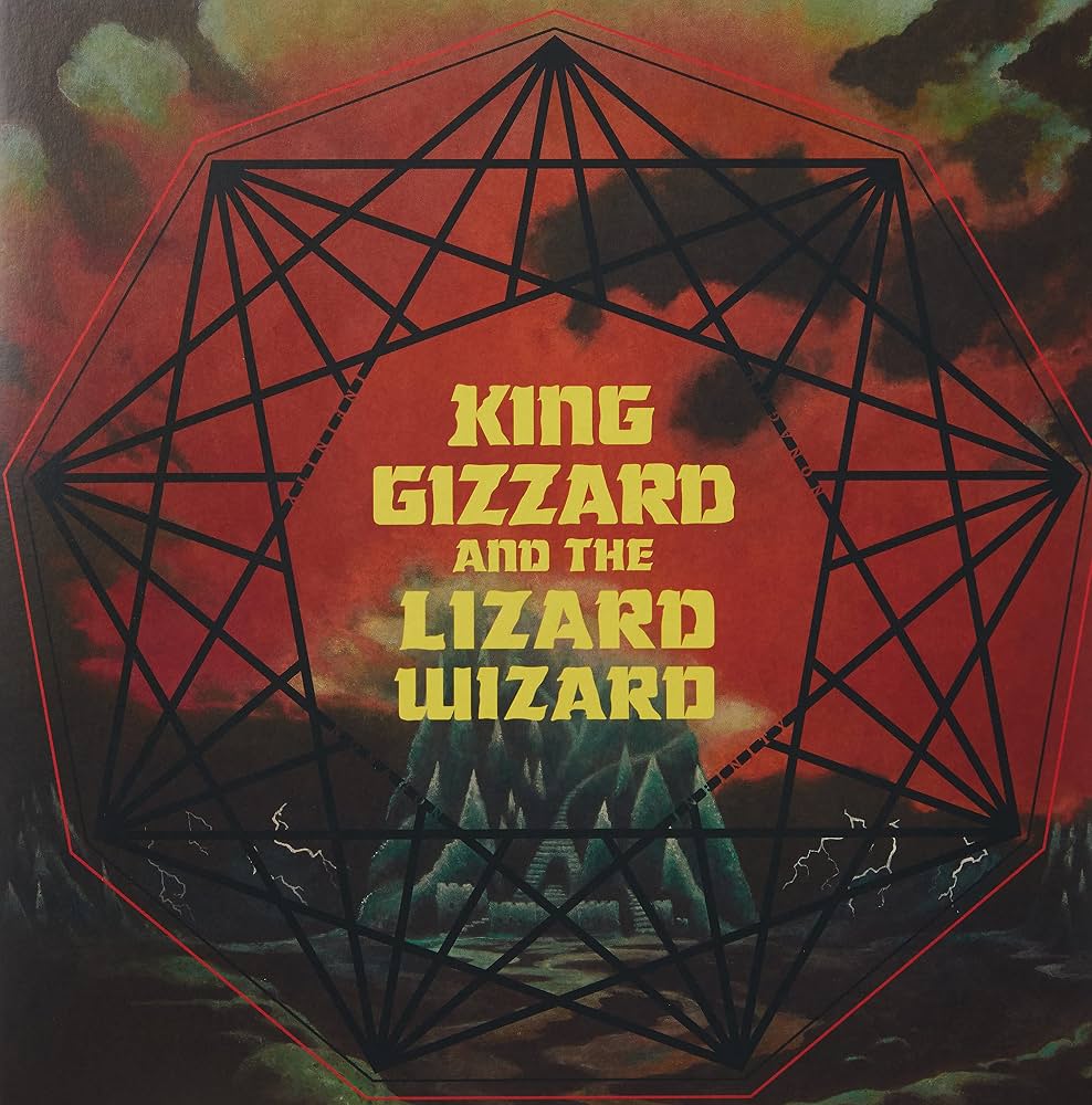 KING GIZZARD & THE LIZARD WIZARD - NONAGON INFINITY - YELLOW/RED/BLACK COLOR - VINY LP