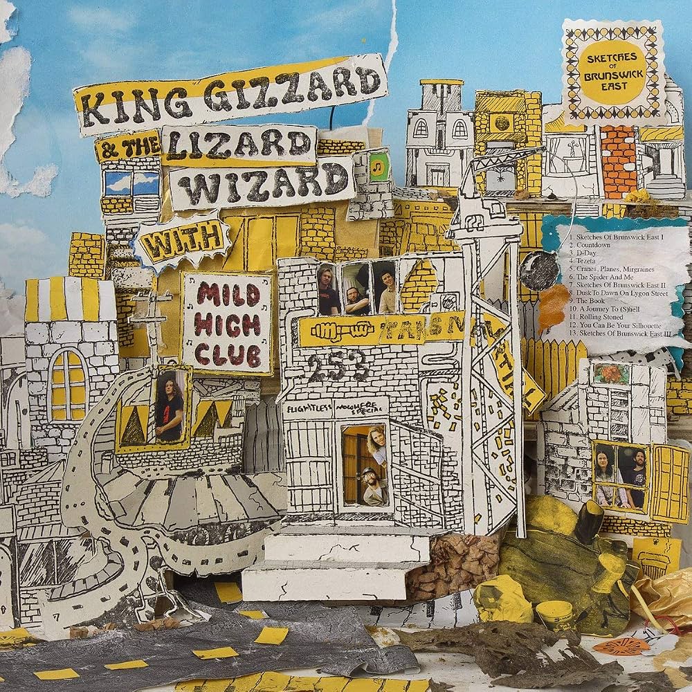 KING GIZZARD & THE LIZARD WIZARD WITH MILD HIGH CLUB - SKETCHES OF BRUNSWICK EAST - VINYL LP
