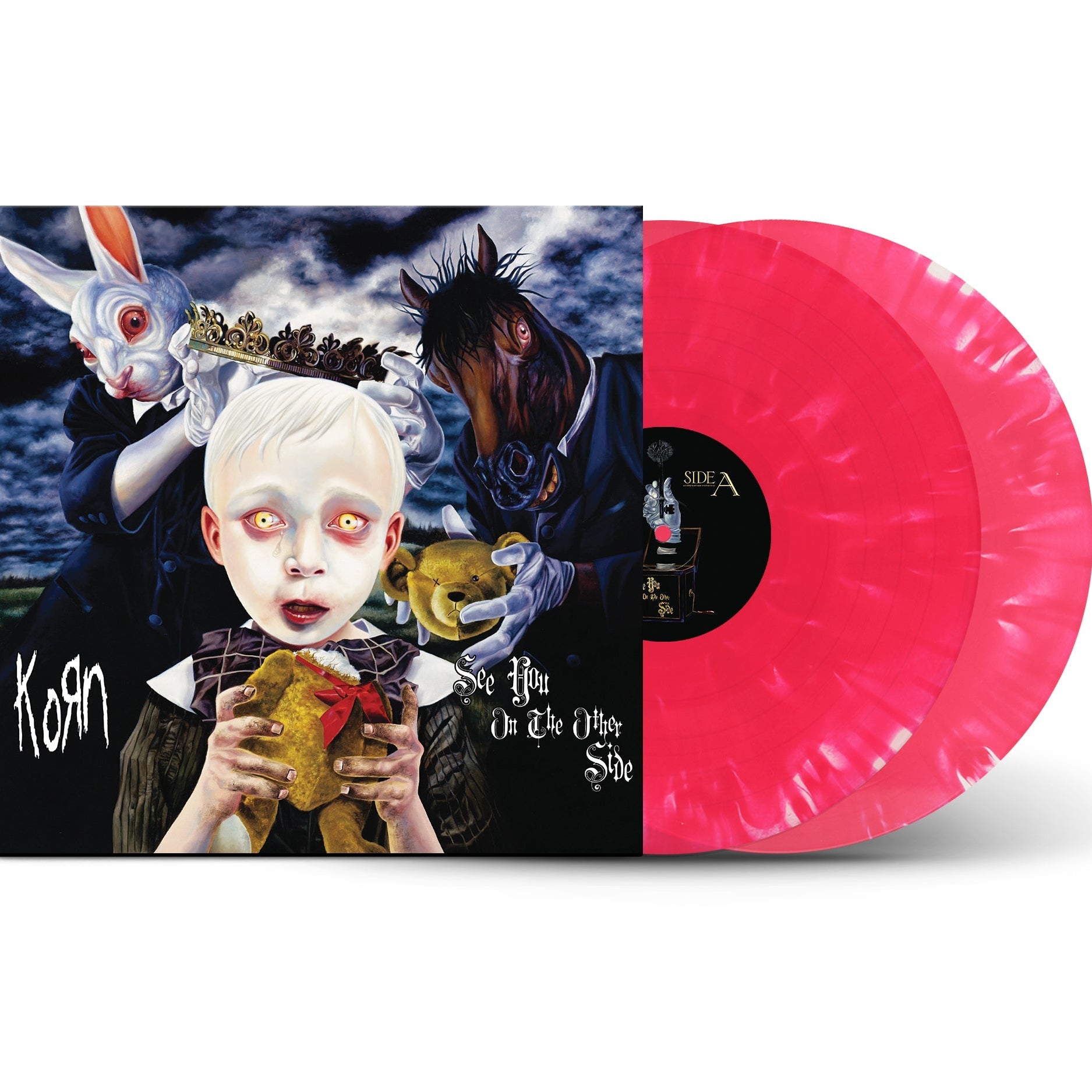 KORN - SEE YOU ON THE OTHER SIDE - INDIE EXCLUSIVE - 20TH ANNIVERSARY EDITION - CLOUDY MAGENTA COLOR - 2-LP - VINYL LP