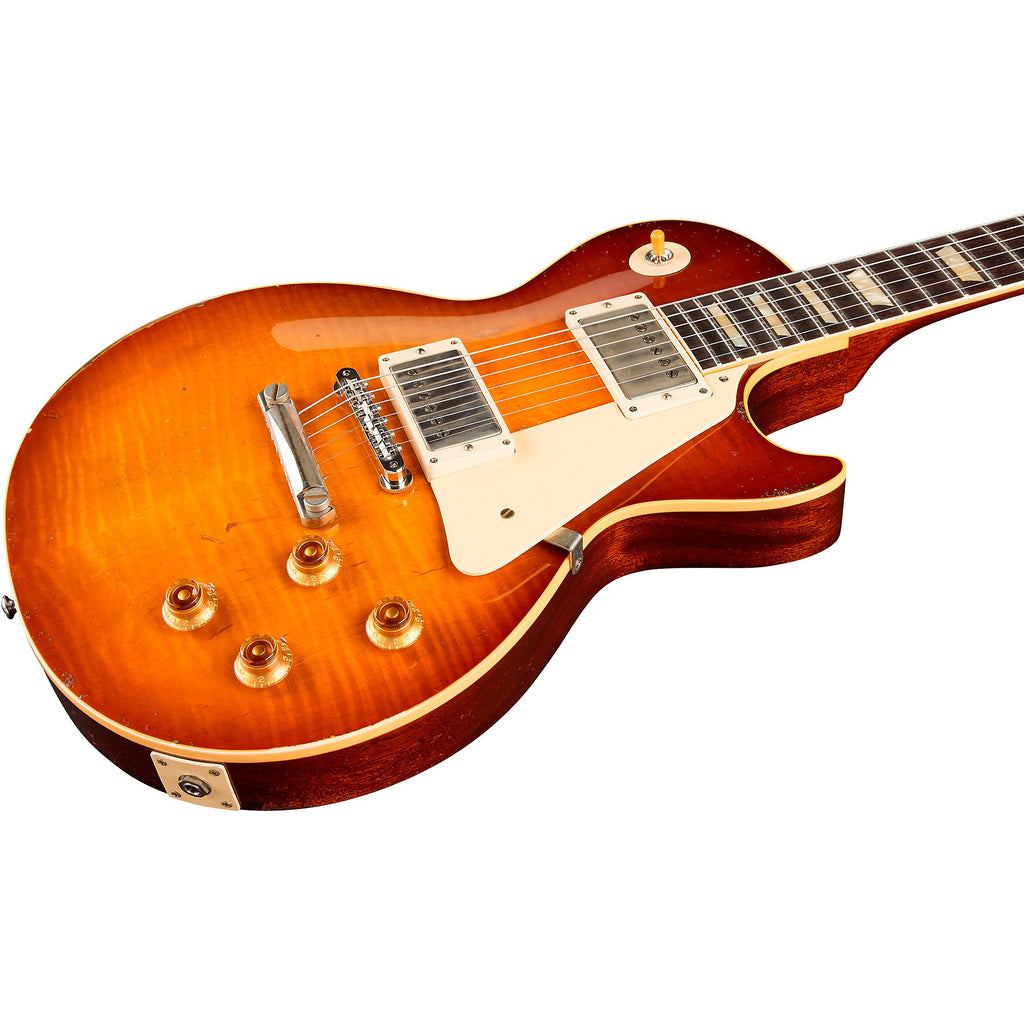 GIBSON CUSTOM - GUITARRA ELÉCTRICA REEDICIÓN ESTÁNDAR LES PAUL 1959 - MURPHY LAB HEAVY Aged SLOW ICED TEA FADE