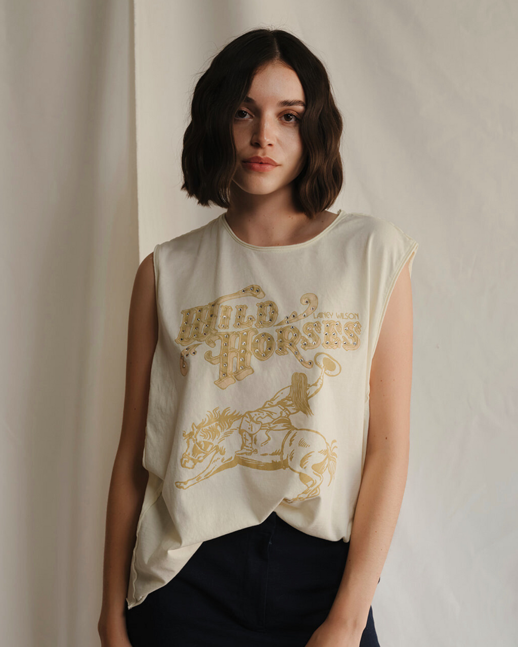 LAINEY WILSON - WILD HORSES SLEEVELESS TANK TOP