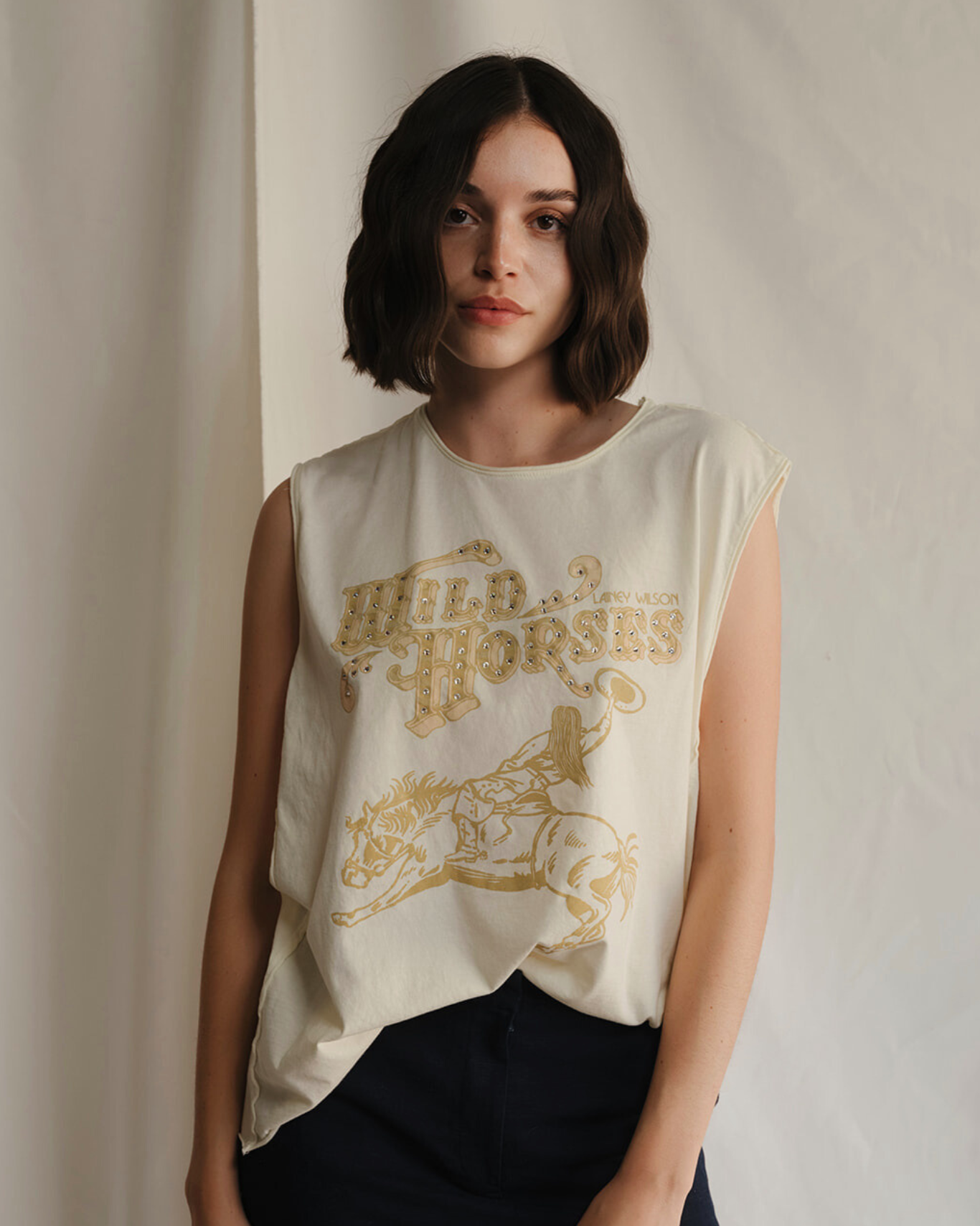 LAINEY WILSON - WILD HORSES SLEEVELESS TANK TOP