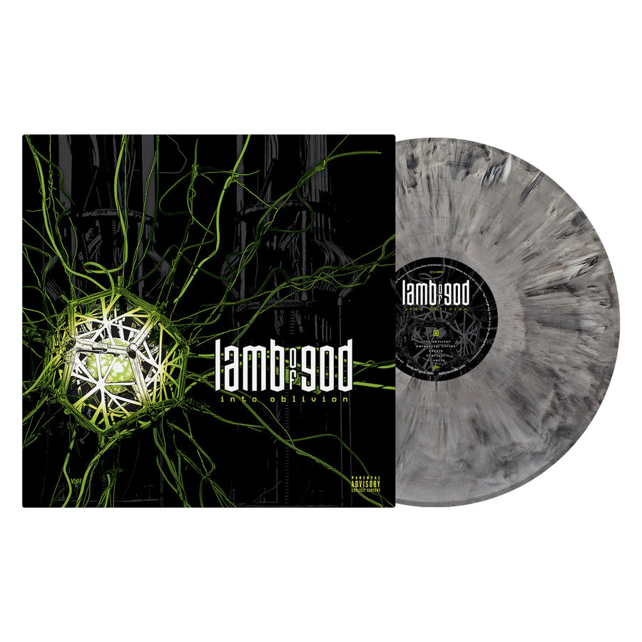 LAMB OF GOD - INTO OBLIVION - GREY & BLACK MARBLE COLOR - VINYL LP