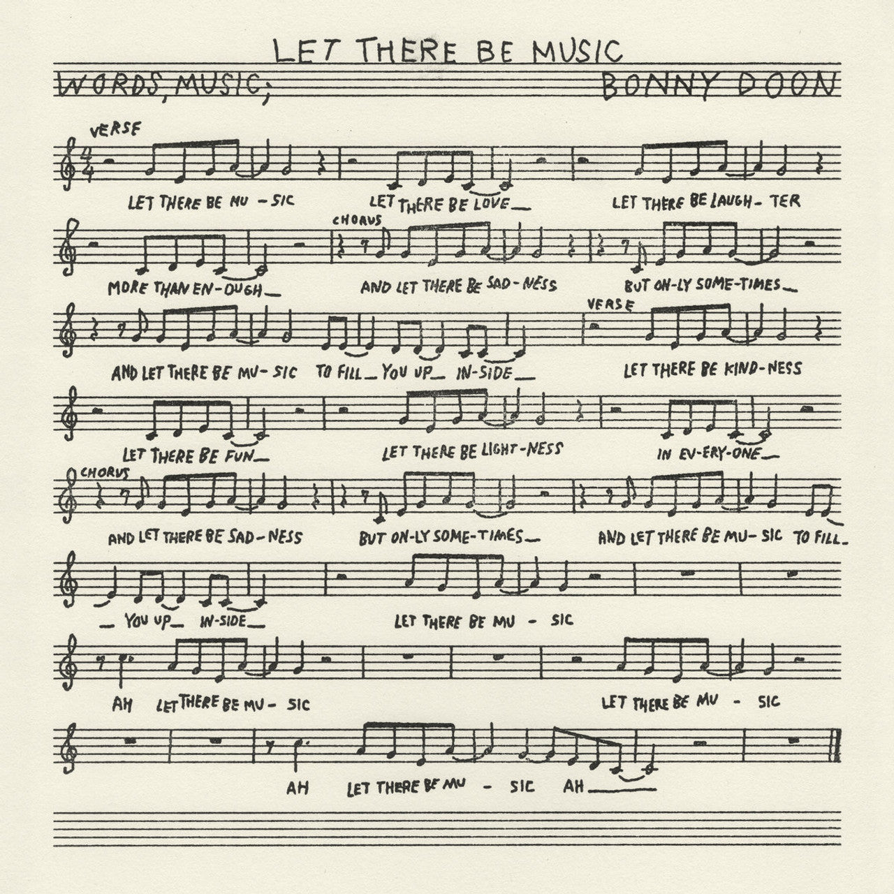 BONNY DOON - LET THERE BE MUSIC - VINYL LP